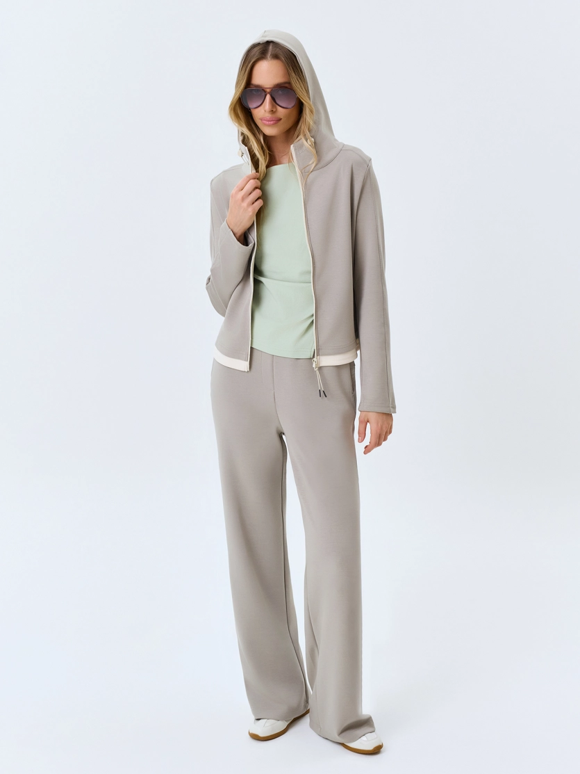 Жакет из модала в спортивном стиле