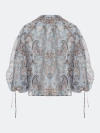 Романтичная блузка с принтом "Пейсли"