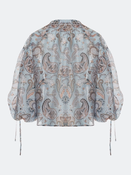 Романтичная блузка с принтом "Пейсли"