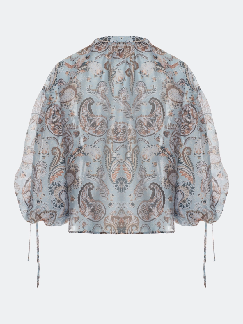 Романтичная блузка с принтом "Пейсли"