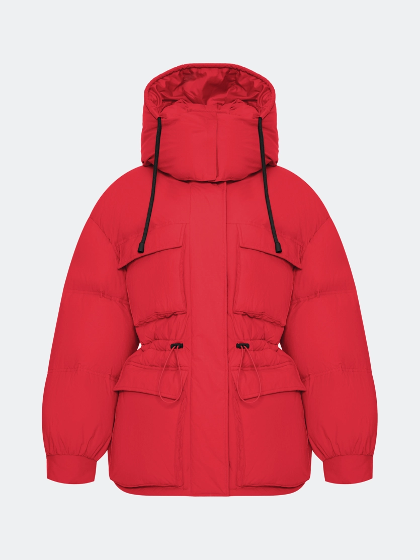 Яркая парка Oversize