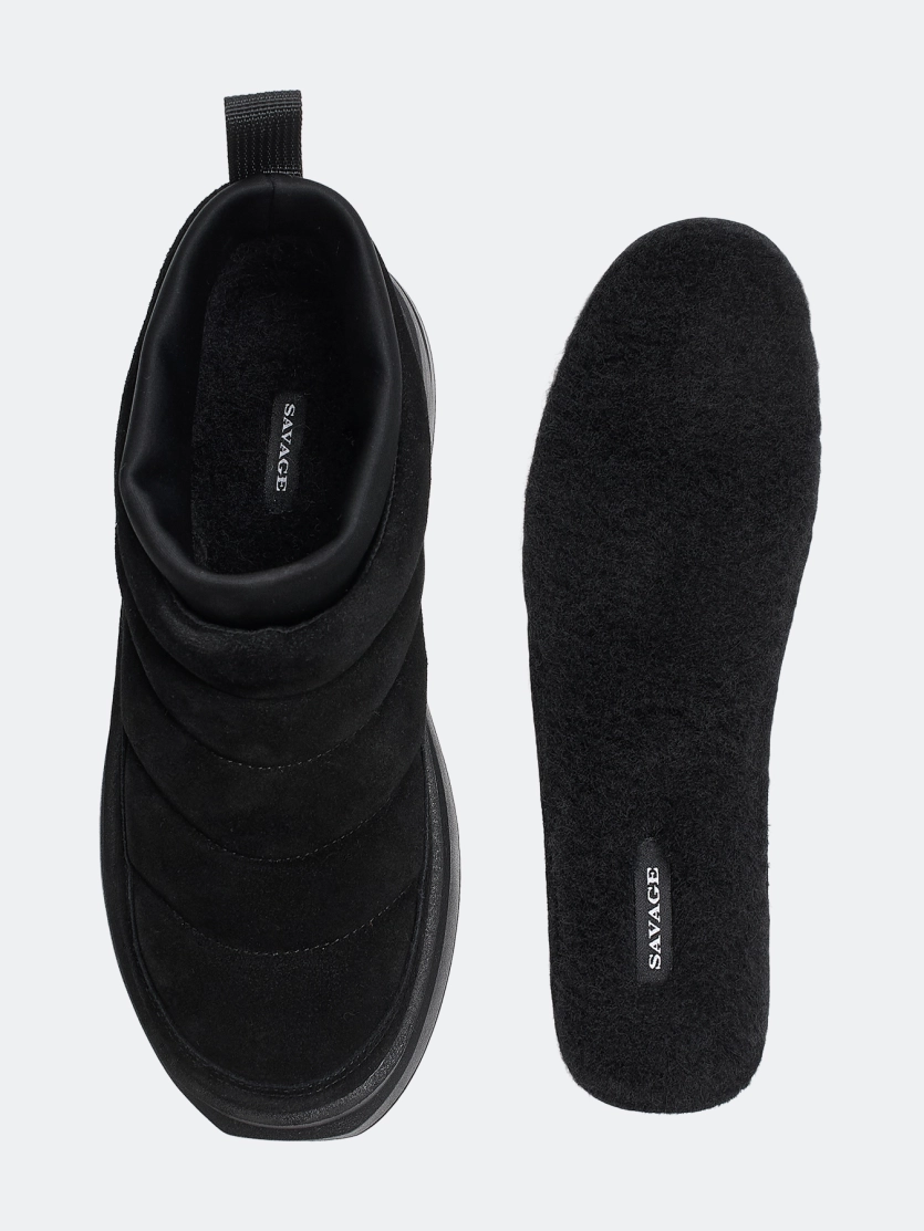 Полуботинки из натуральной замши