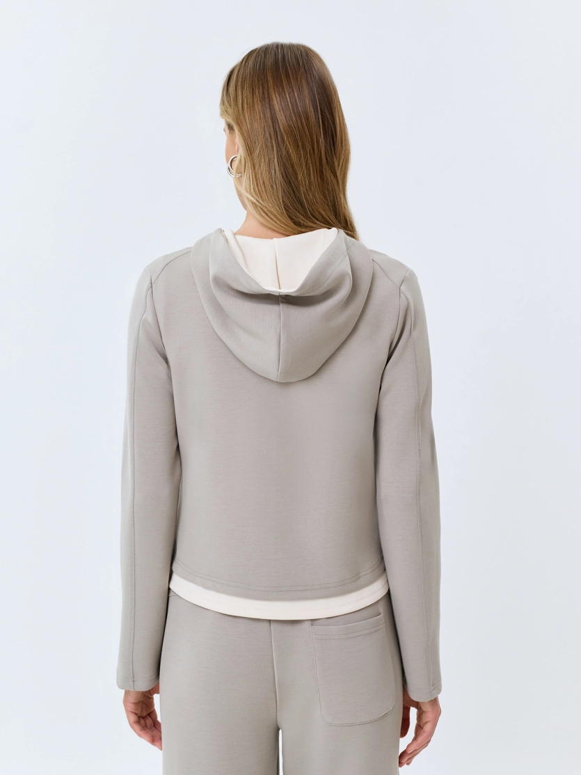 Жакет из модала в спортивном стиле