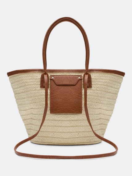 Сумка-тоут из рафии