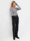 Джемпер slim fit с деликатным люрексом