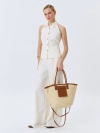 Сумка-тоут из рафии