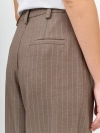 Широкие брюки в полоску