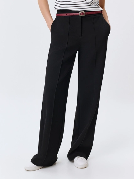 Трикотажные брюки со стрелками