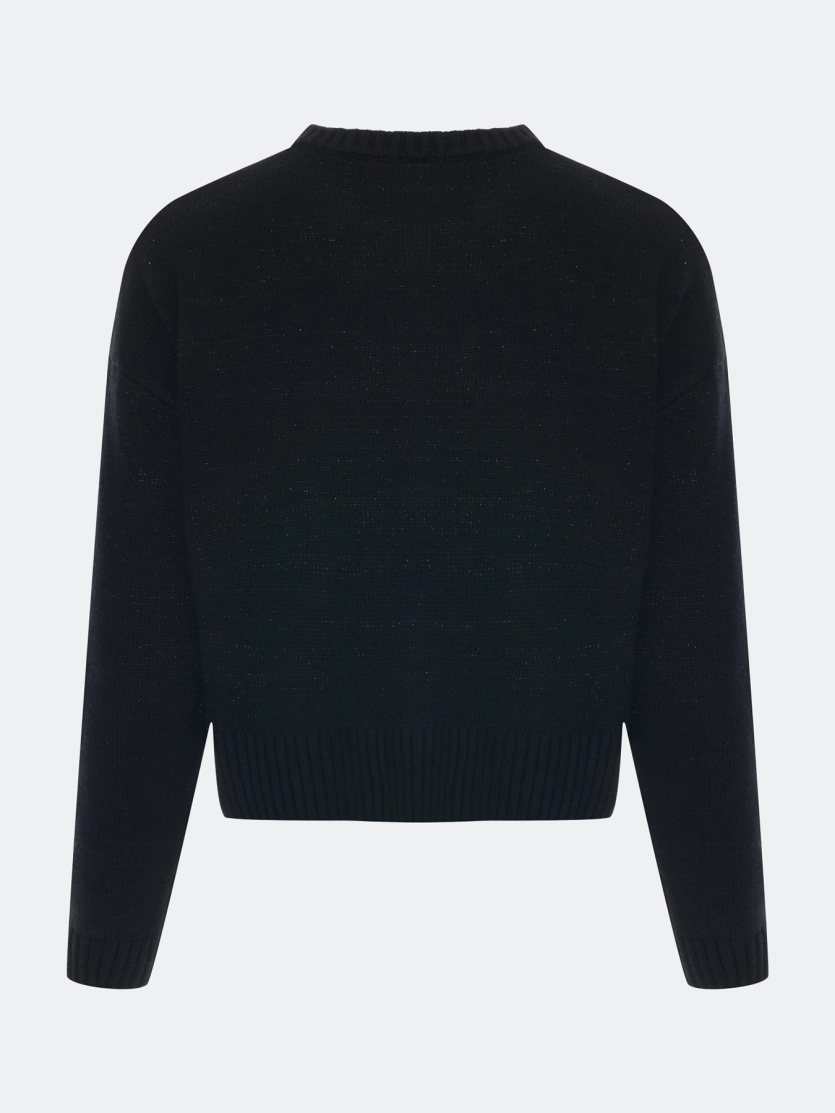 Укороченный джемпер с люрексом