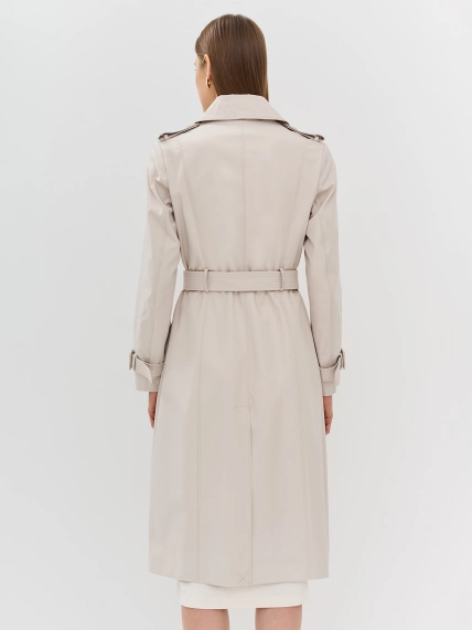 Классический двубортный тренч