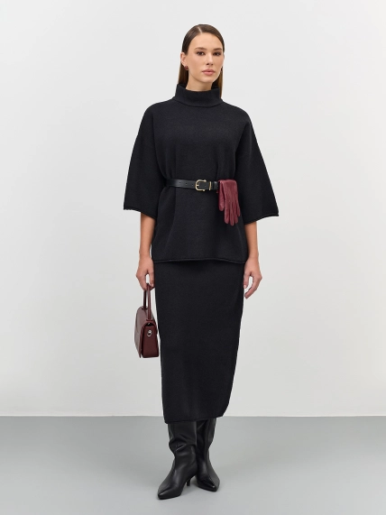 Юбка-миди из текстурной пряжи