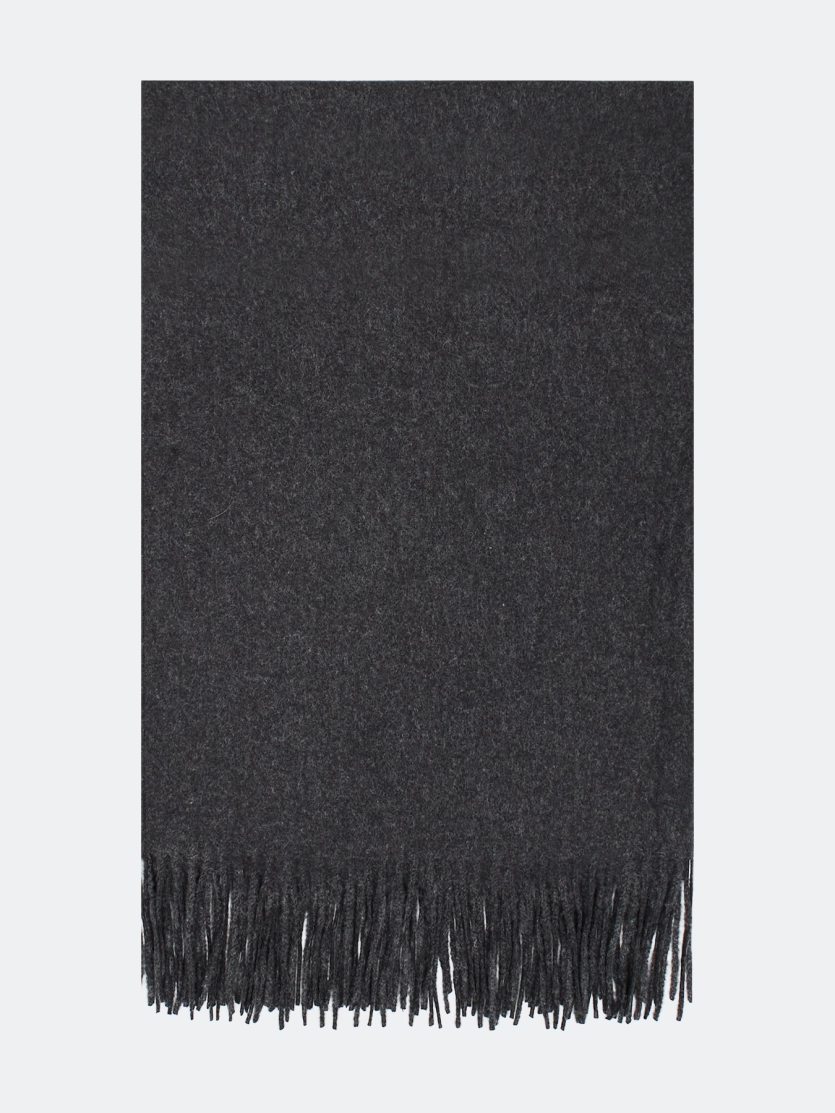 Графитовый палантин с шерстью