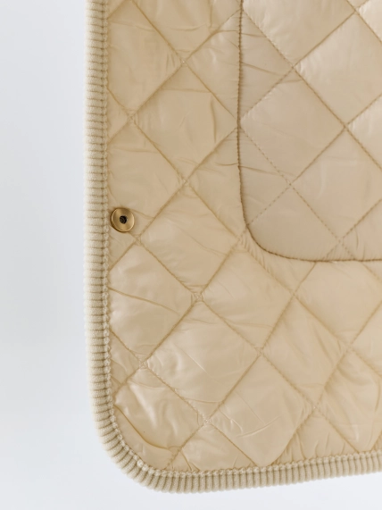 Укороченное пальто из смесового хлопка