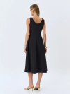Хлопковое платье-миди
