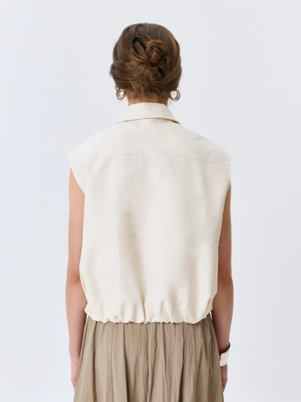 Свободный жилет из 100% хлопка