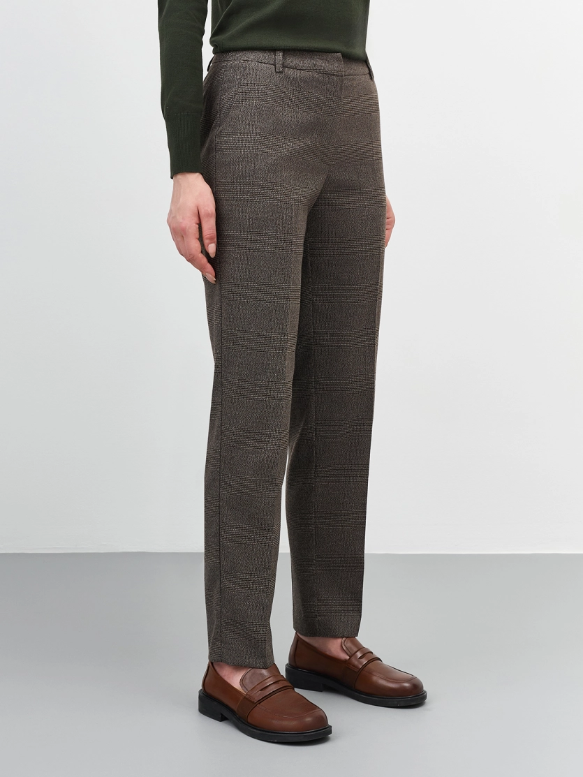 Базовые брюки в клетку