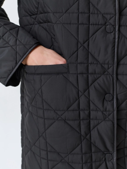 Укороченное стеганое пальто