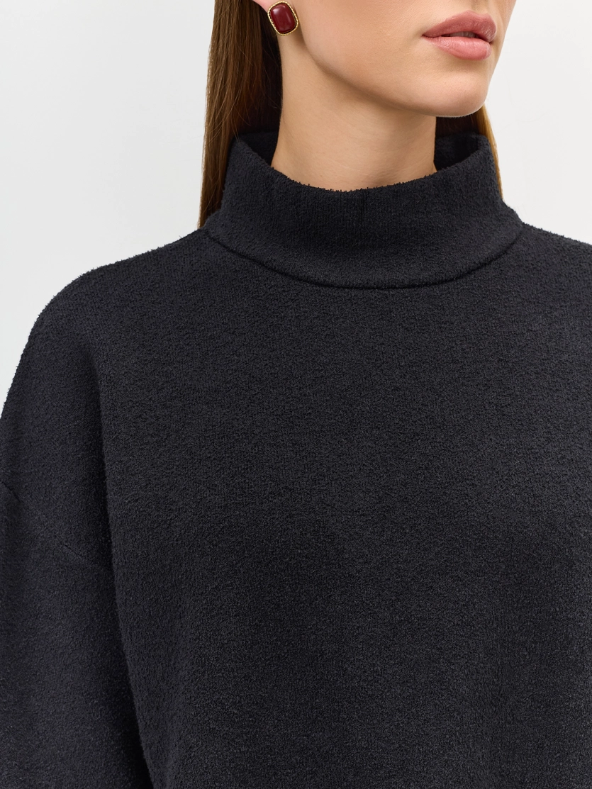 Oversize джемпер из текстурной пряжи