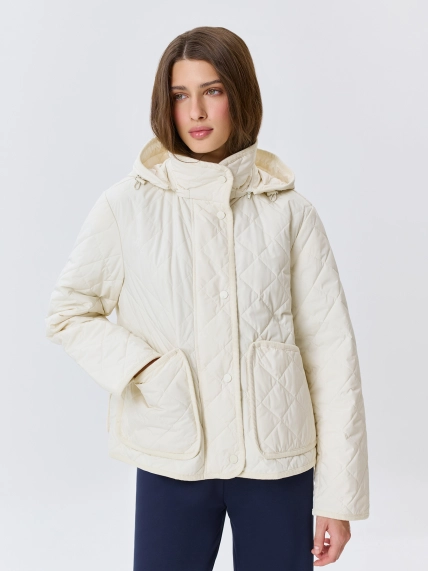 Куртка с ромбовидной стежкой