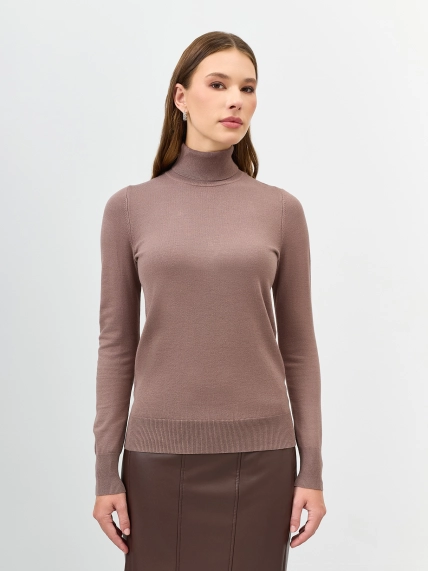 Базовая водолазка из смесовой вискозы