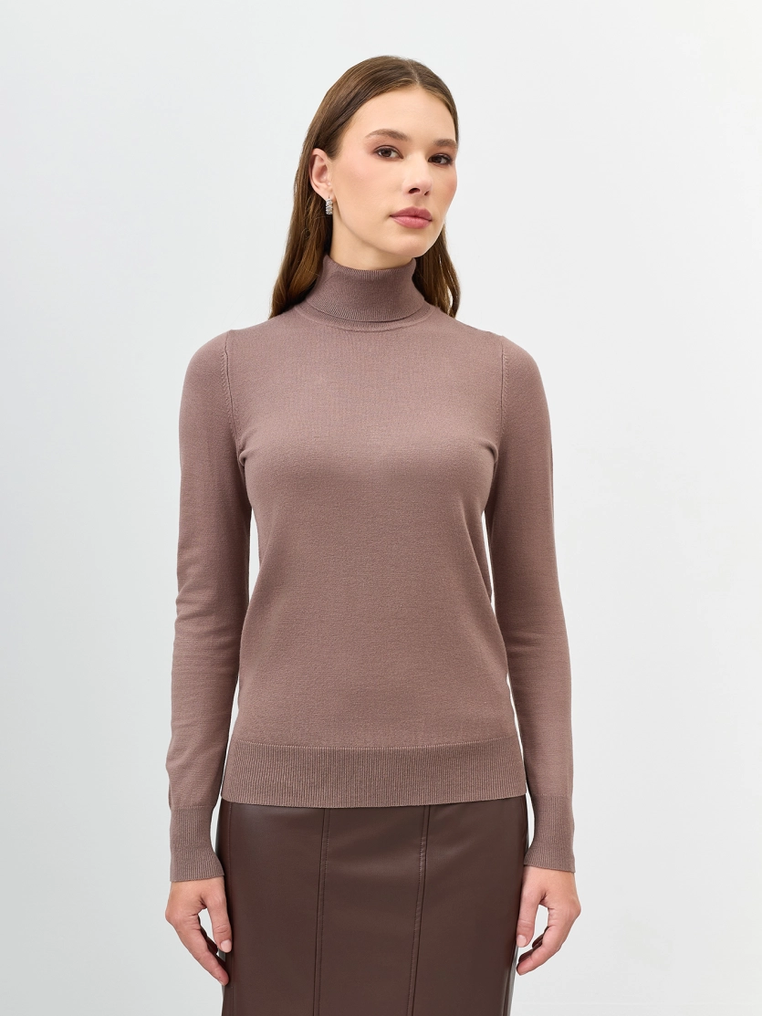 Базовая водолазка из смесовой вискозы