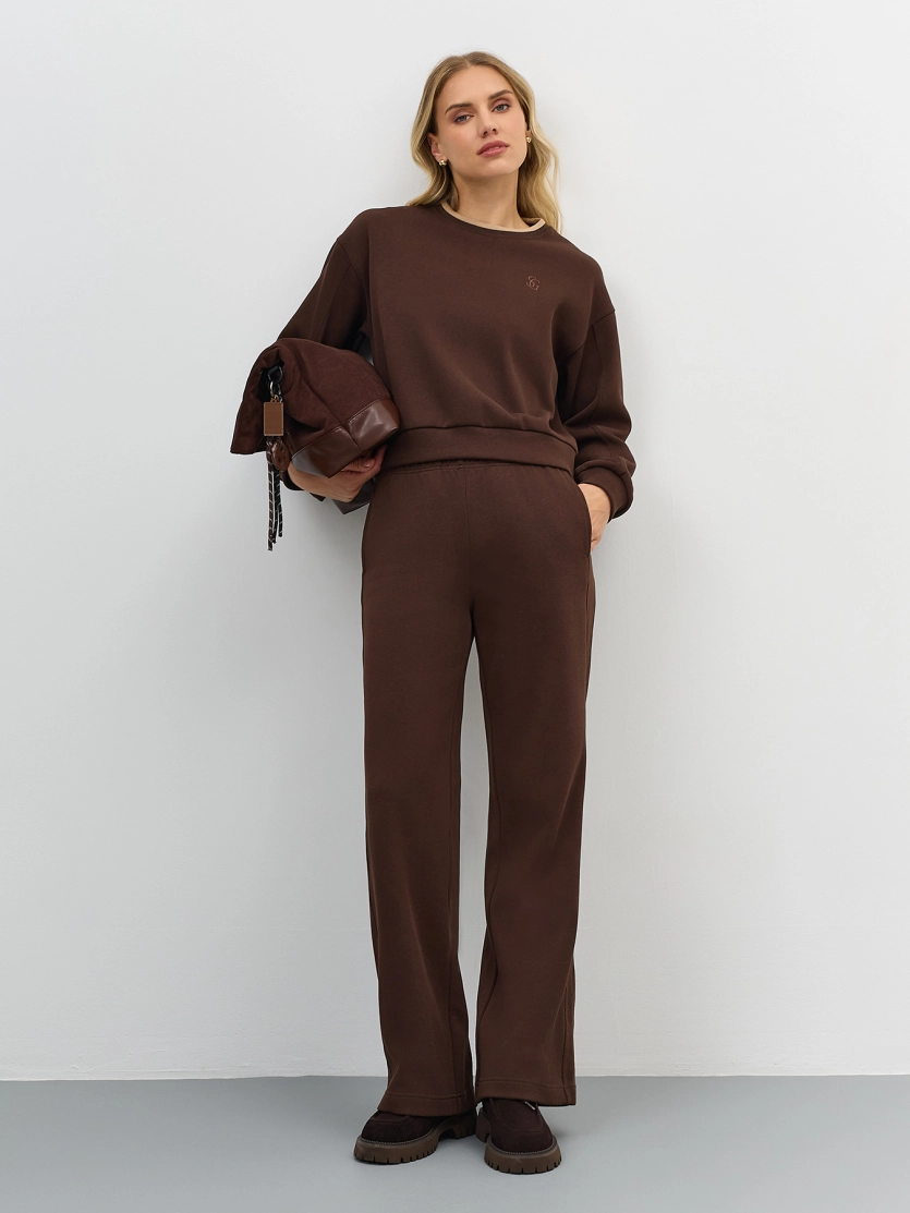 Свитшот из смесового хлопка