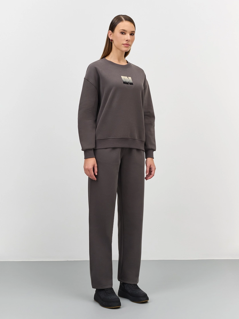 Брюки из смесового хлопка