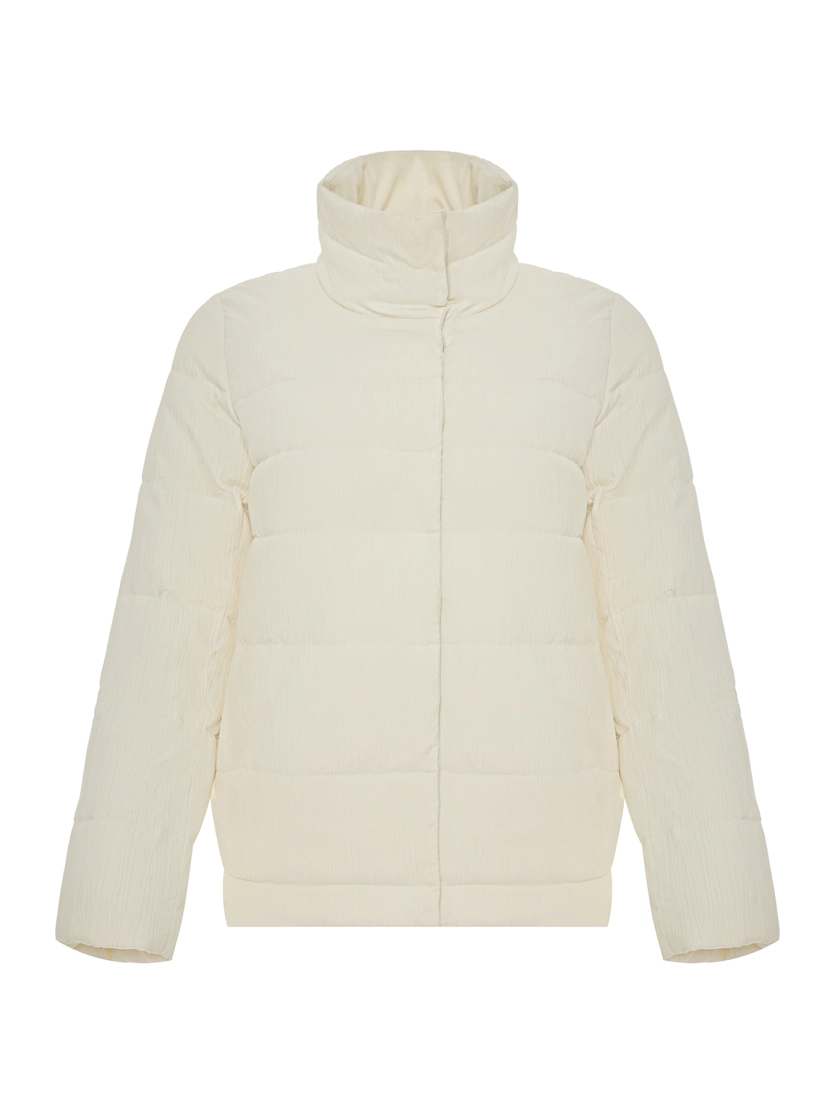 Oversize куртка из фактурной ткани