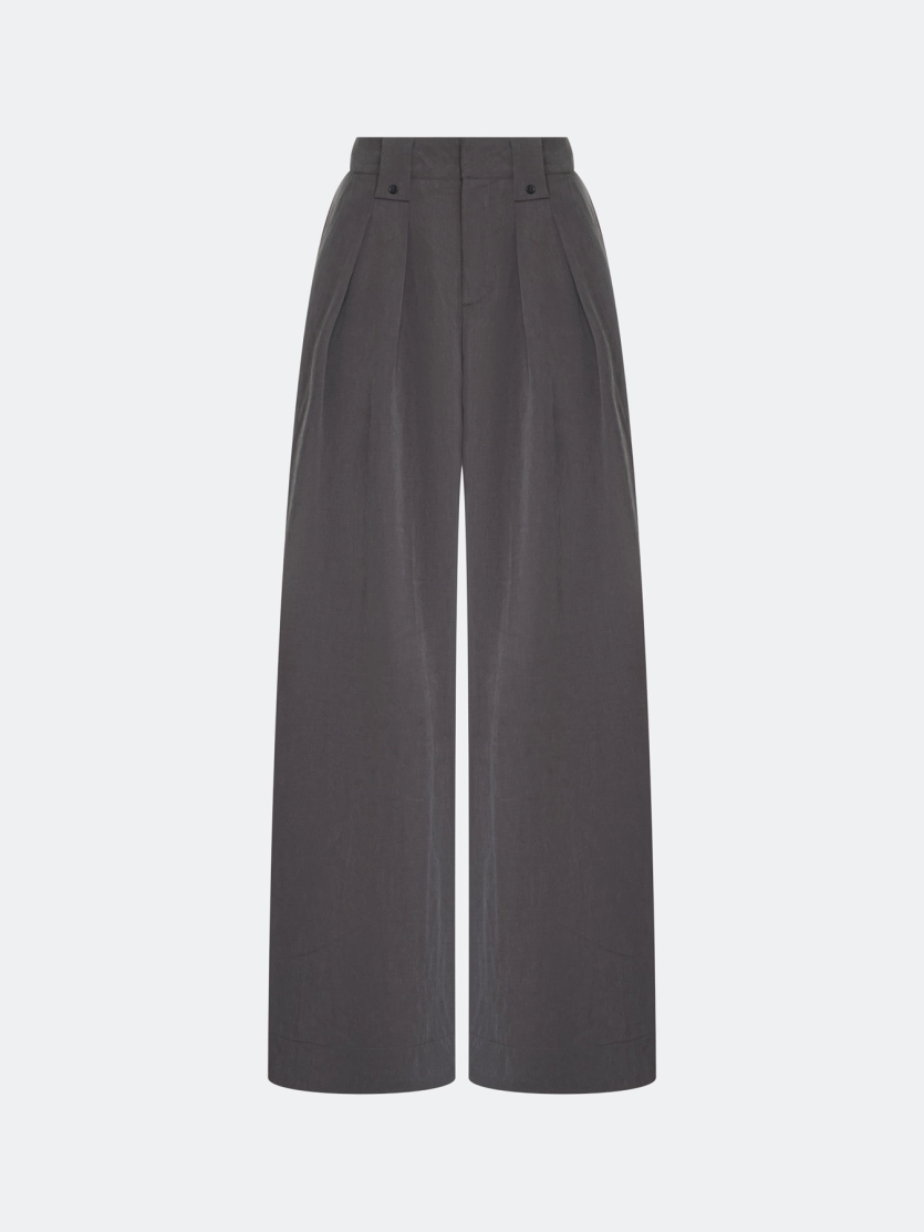 Брюки с акцентными складками из лиоцелла