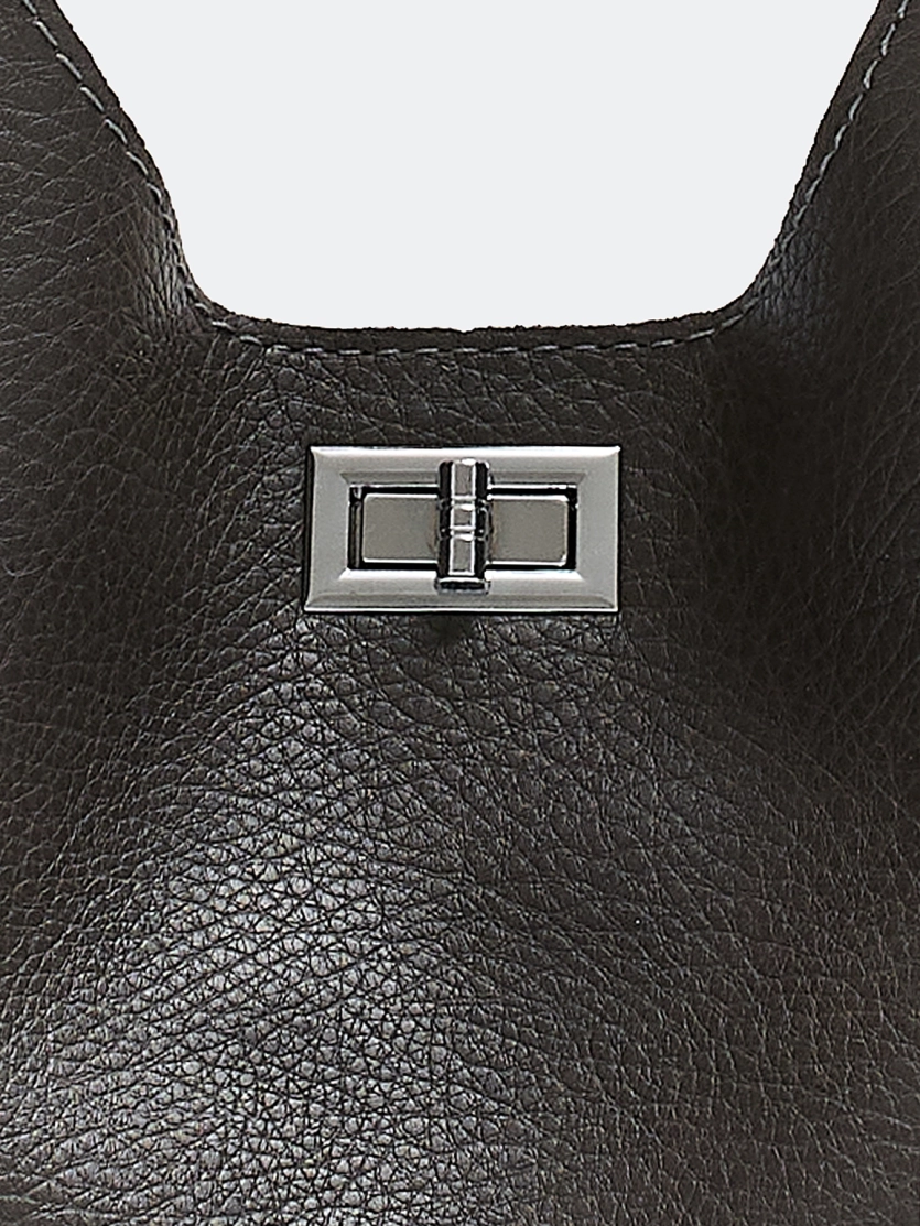 Комплект: сумка с фигурной ручкой и косметичка