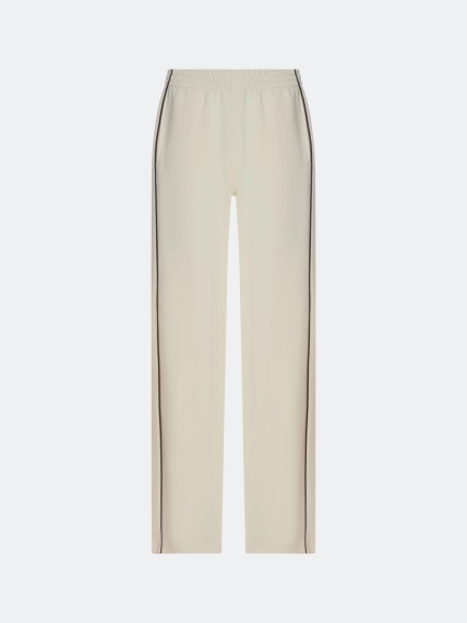 Трикотажные брюки с контрастными кантами