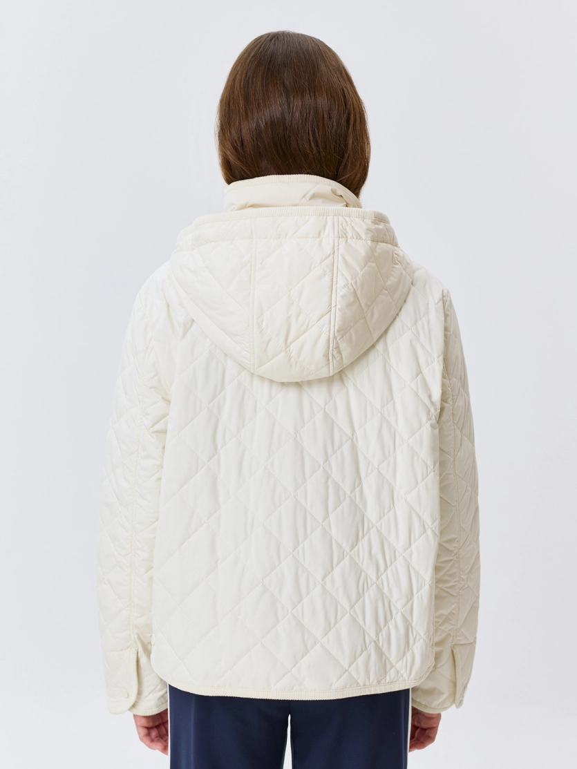 Куртка с ромбовидной стежкой