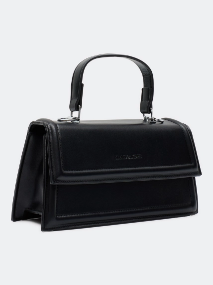 Сумка-багет из искусственной кожи