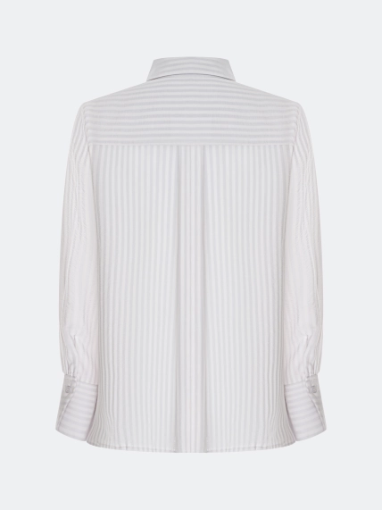 Блузка в полоску из тенселя