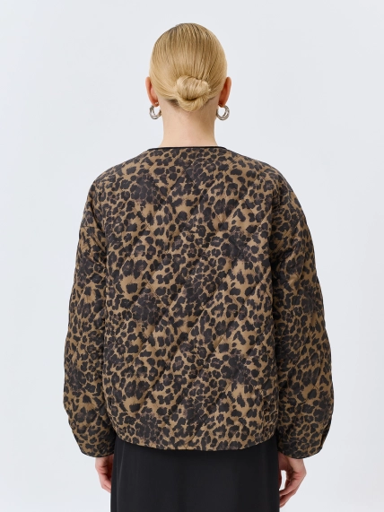 Куртка с анималистичным принтом