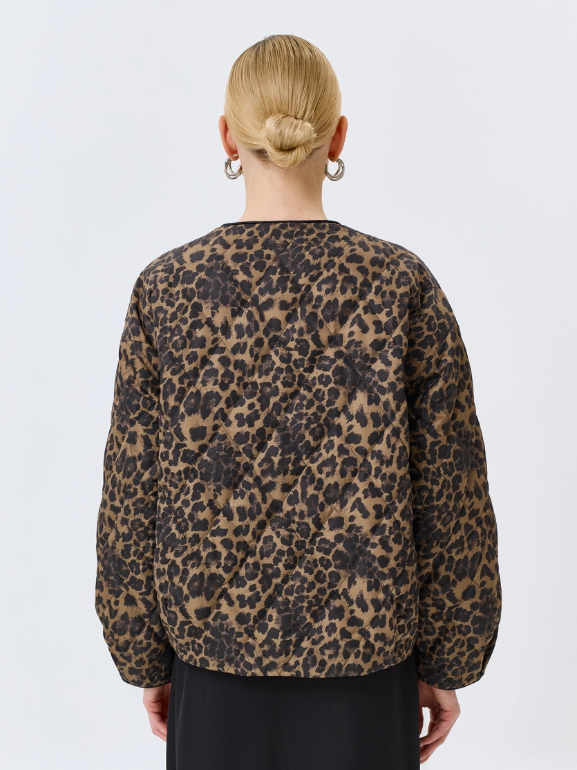 Куртка с анималистичным принтом