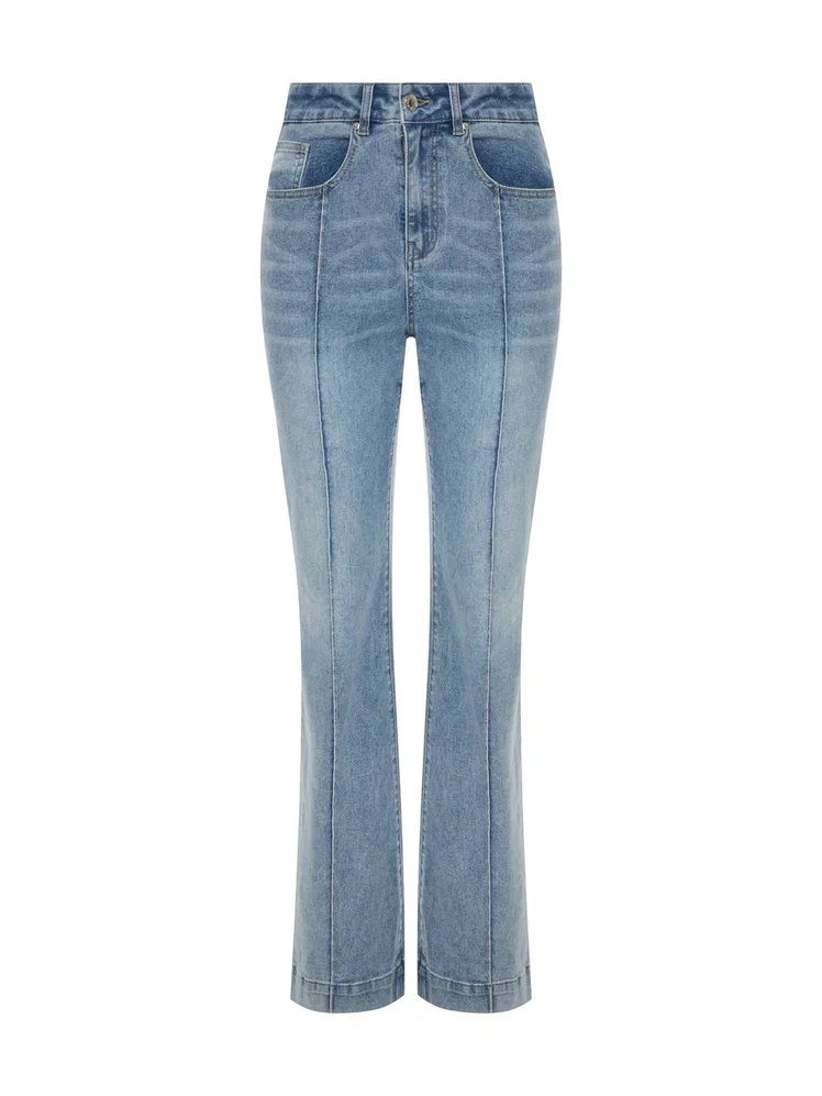 Джинсы Bootcut со стрелками