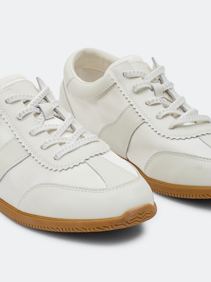 Базовые кеды из натуральной кожи