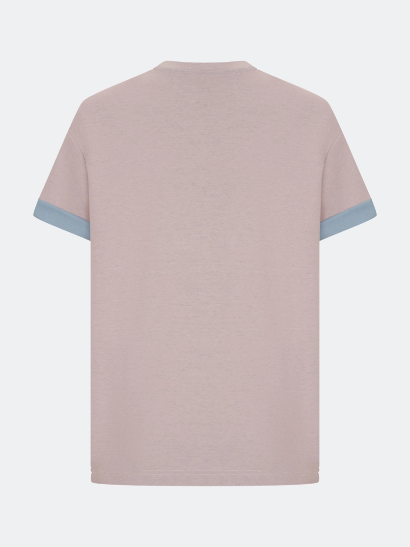 Прямая футболка в стиле "College"