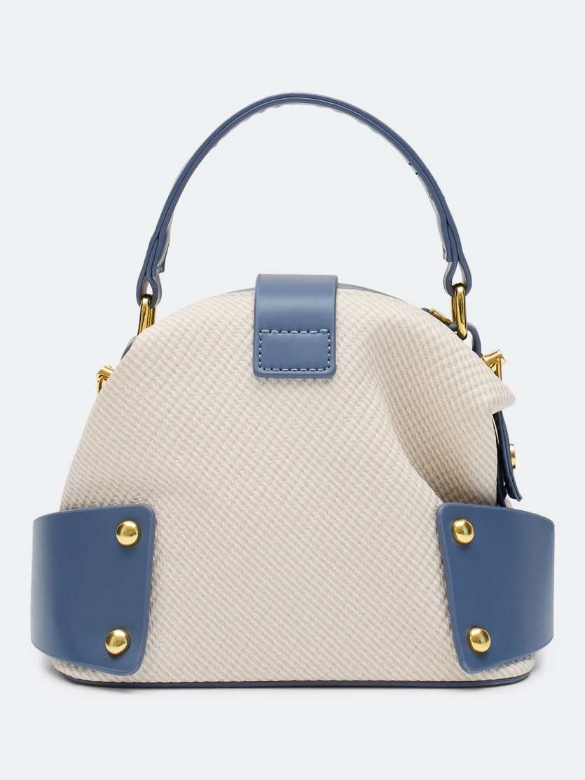 Мини сумка-мешок из эко кожи