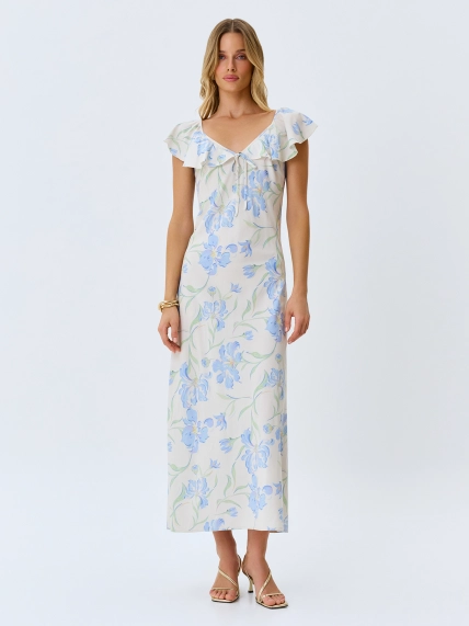 Романтичное платье с воланами