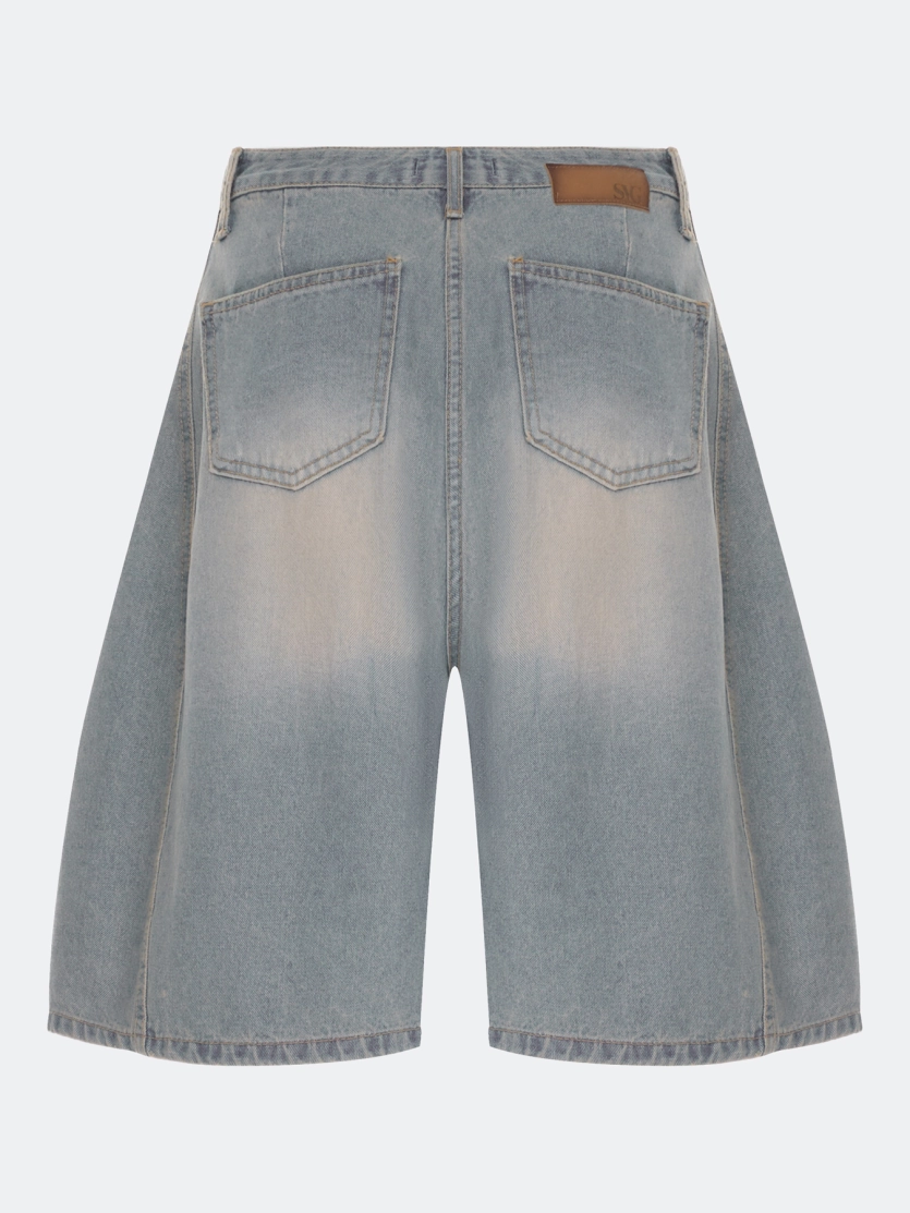 Джинсовые бермуды