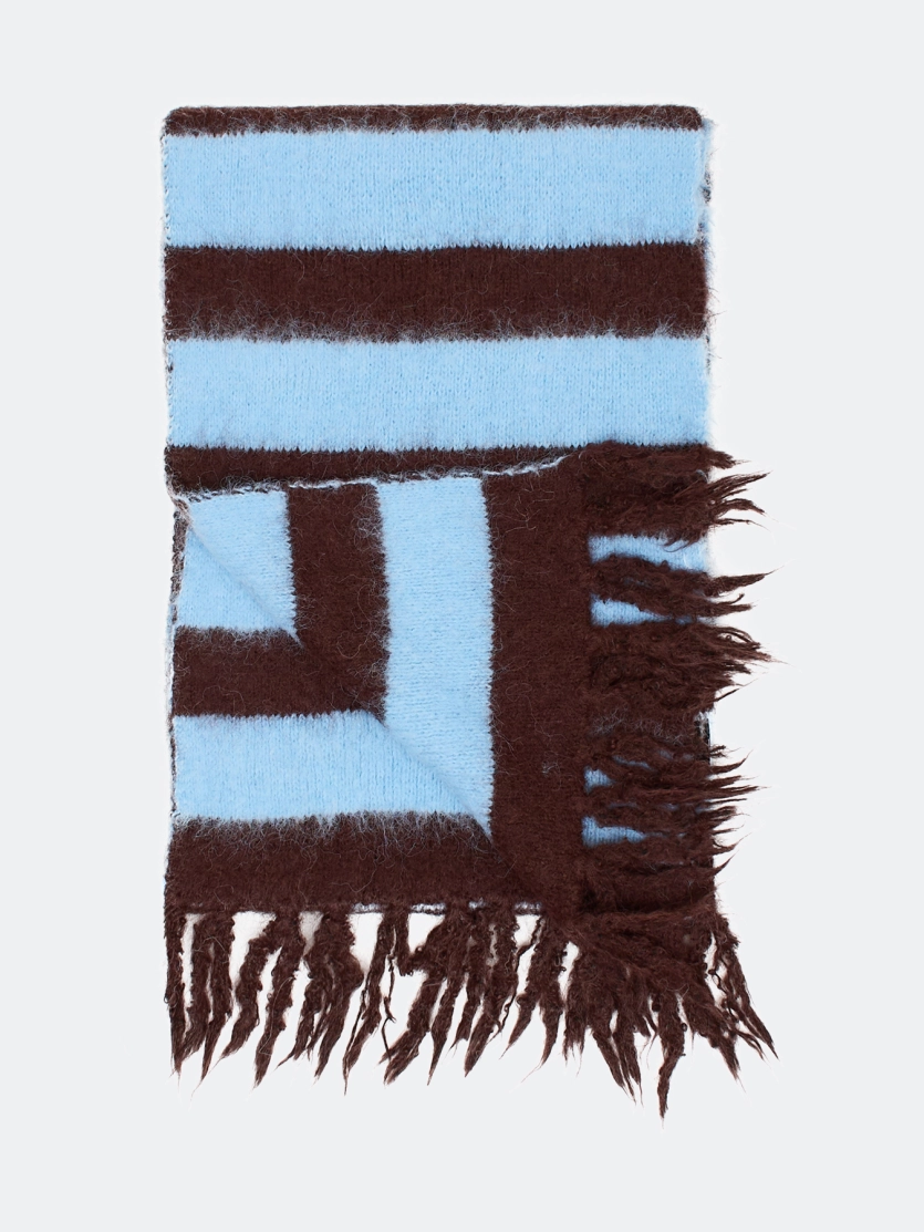 Шарф теплый зимний большой