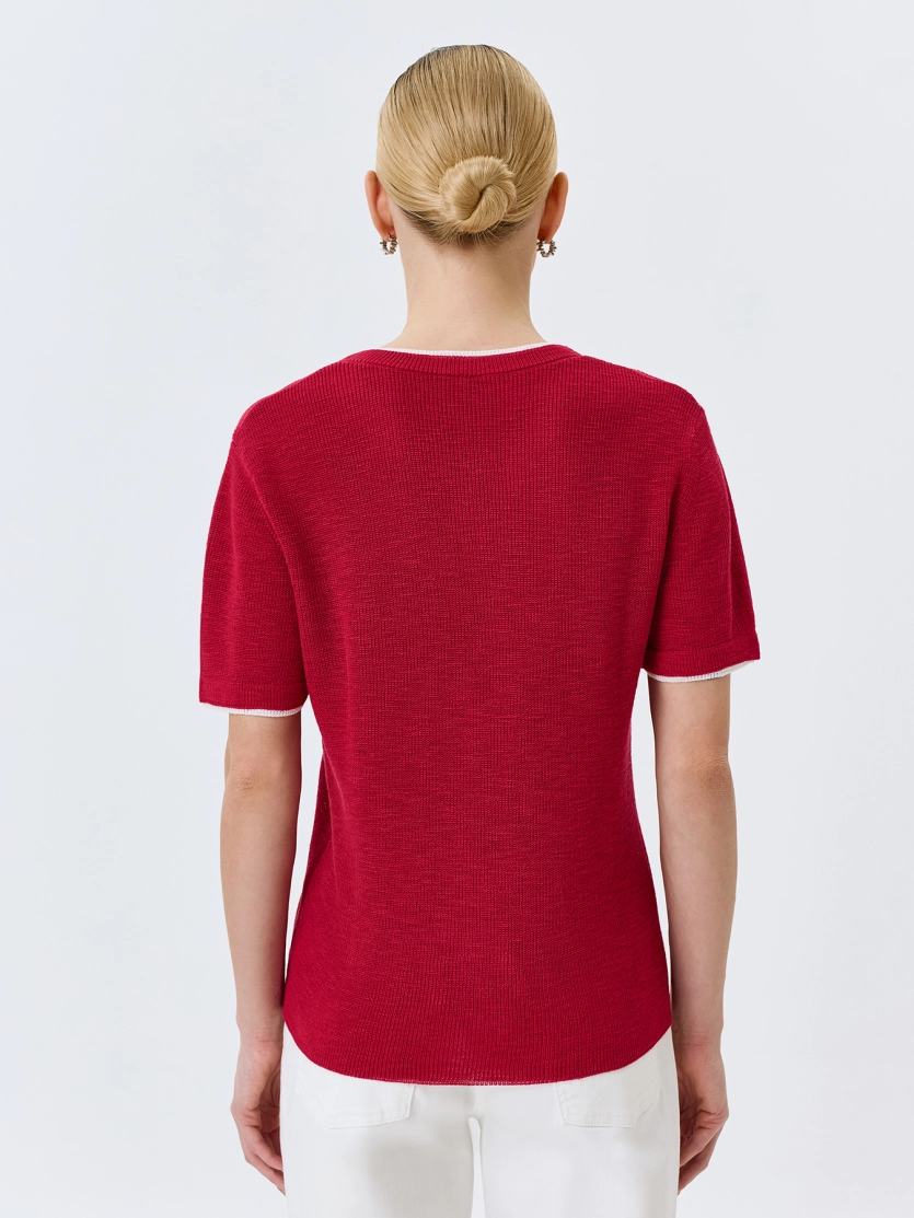 Вязаный джемпер из вискозы