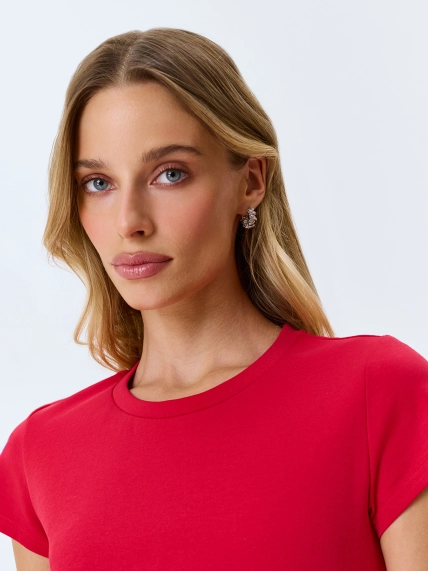 Трикотажное платье-макси