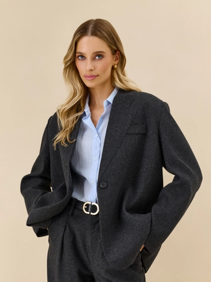 Шерстяной жакет Oversize