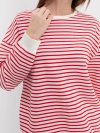 Джемпер oversize в яркую полоску