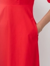 Яркое платье из 100% хлопка с объемными рукавами