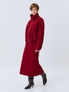 Oversize бомбер из искусственной замши