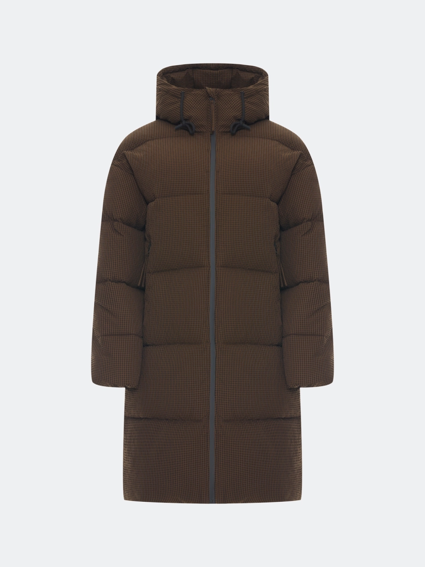 Пальто из фактурной ткани